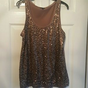Very cute sequin tank top